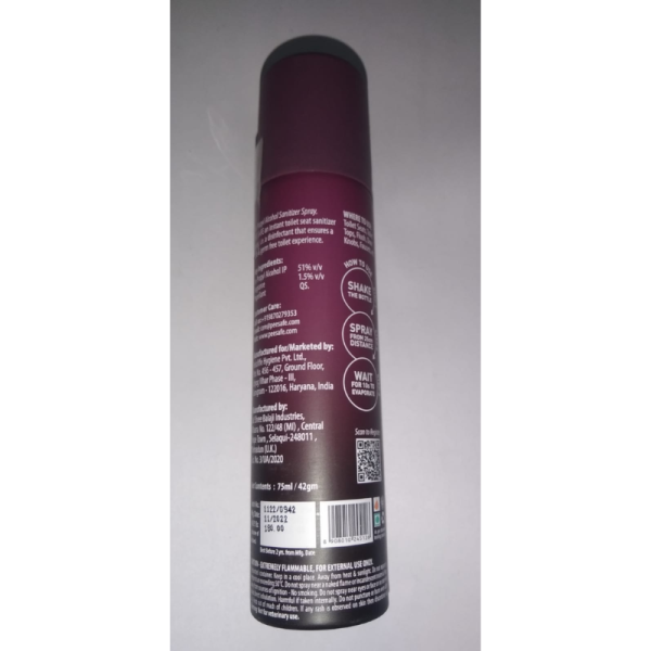 Toilet Seat Sanitizer Spray - Pee Safe