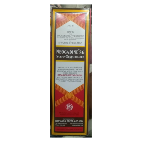 Neogadine SG Syrup - Raptakos Brett & Co Ltd