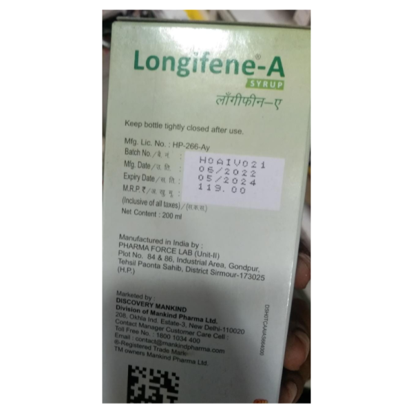 Longifene A Syrup - Mankind