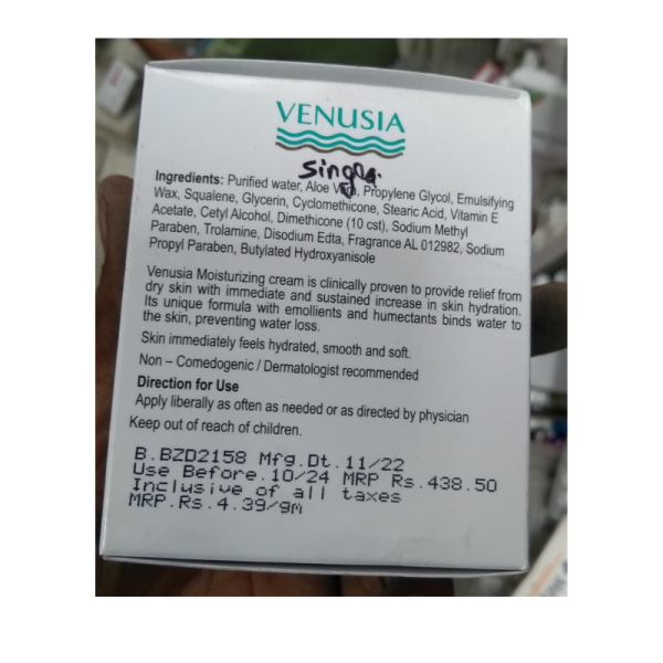 Venusia Moisturizing Cream - Dr Reddy's Laboratories Ltd