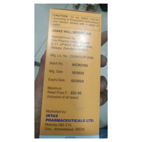 Potrate MB 6 Syrup - Intas Pharmaceuticals Ltd