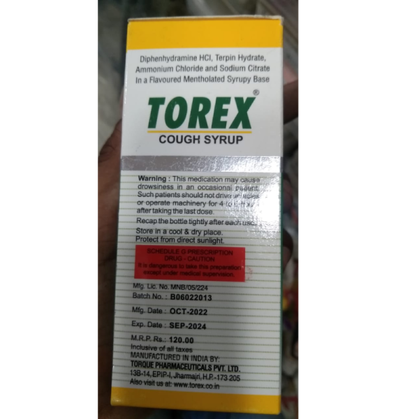Torex Cough Syrup - Torque