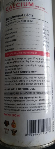 Absolute Calcium Syrup - Drools