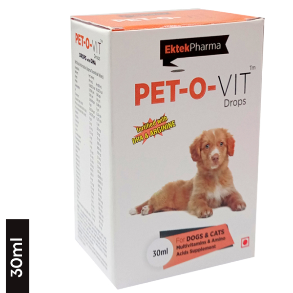 PET-O-VIT Drops - Ektek Pharma Pet Division