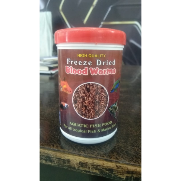 Freeze Dried Blood Worms - Fish Home