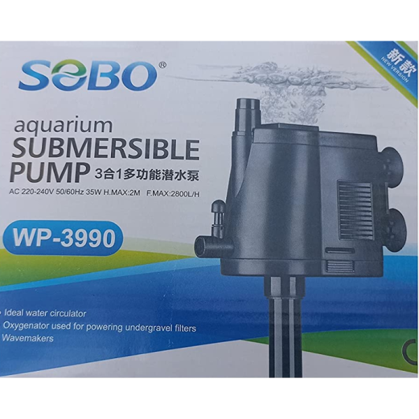 Aquarium Submersible Pump - Sobo