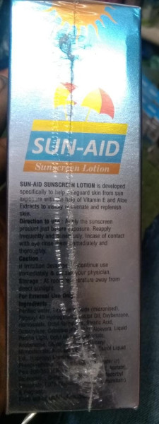 SUN-AID SunScreen Lotion - Zee Drugs