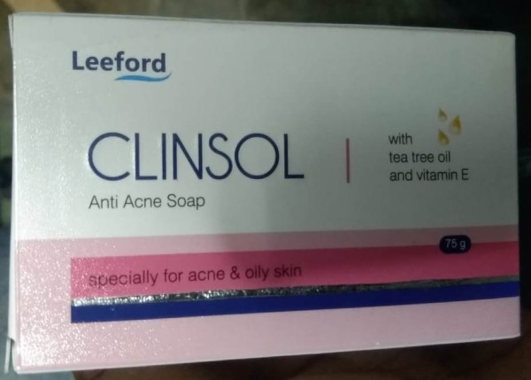 Clinsol Anti Acne Soap - Leeford Healthcare ltd