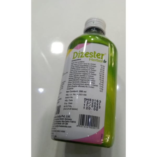 Dizester Herbal Tonic - Dr Willmar Schwabe