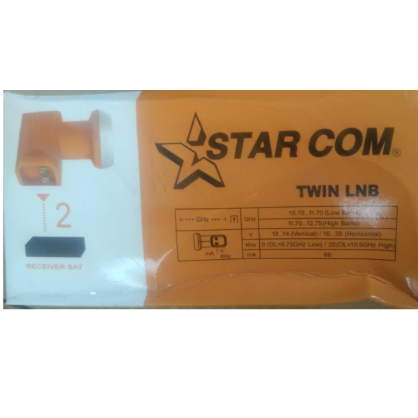 Twin LNB Antenna Rotator - Star Com