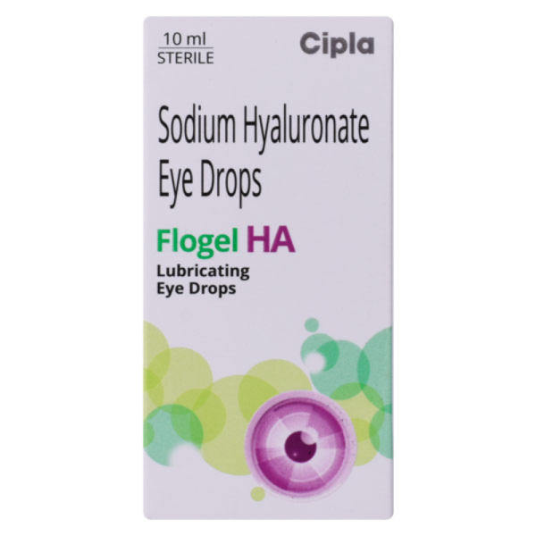 Flogel HA Lubricating Eye Drops - Cipla