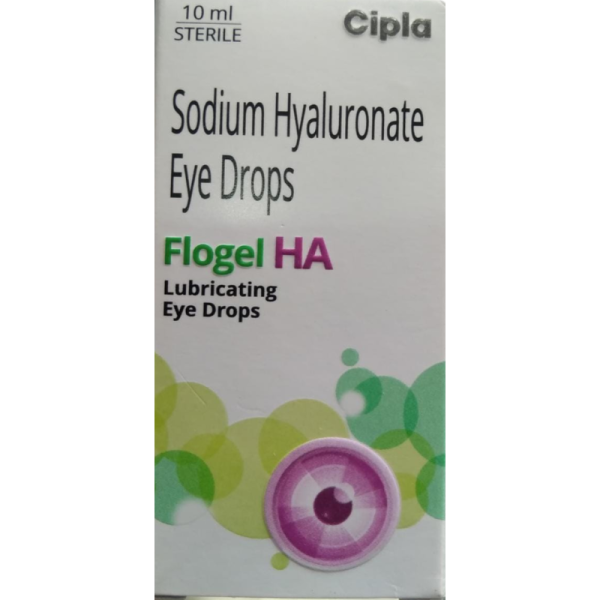 Flogel HA Lubricating Eye Drops - Cipla