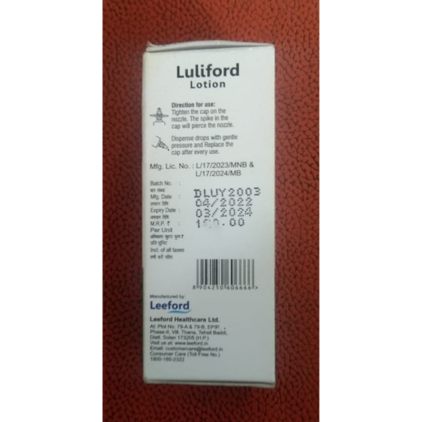 Luliford lotion - Leeford Healthcare ltd