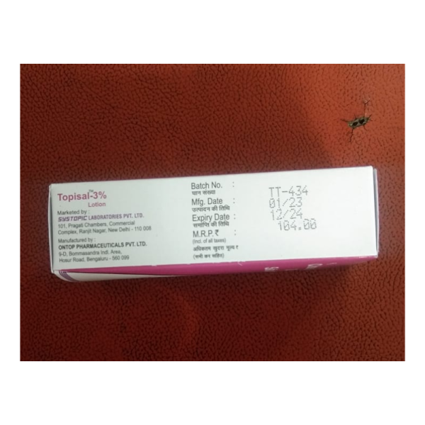 Topisal-3% Lotion - Systopic Laboratories Pvt Ltd