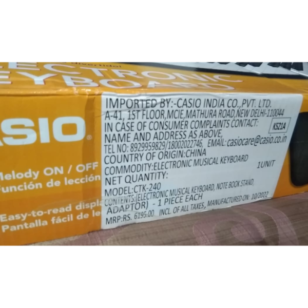 Electronic Keyboard - Casio