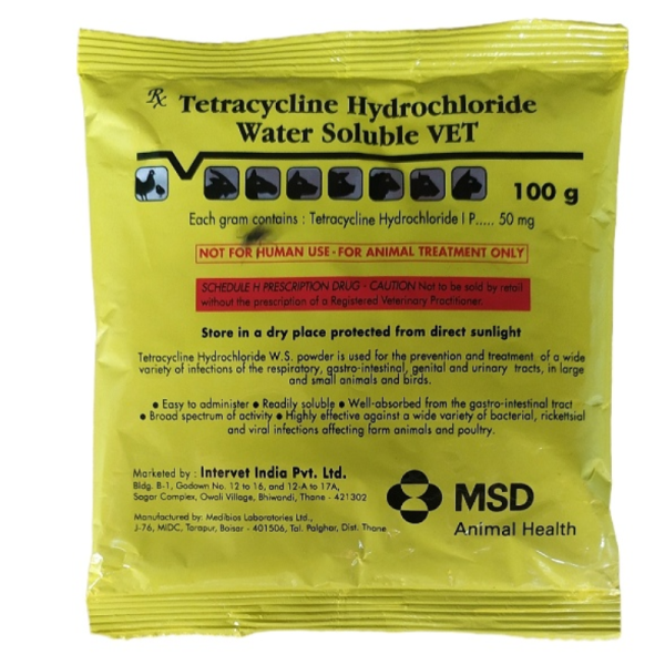 Tetracycline Hydrochloride Water Soluble Powder Vet-Image