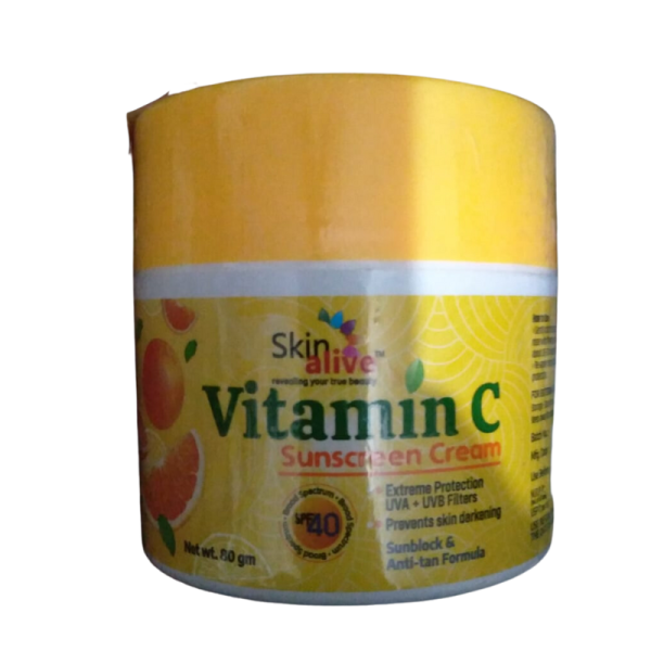 Vitamin C Sunscreen cream - Skin Alive