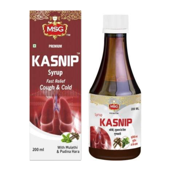 Kasnip Cough & Cold Ayurvedic Syrup - MSG