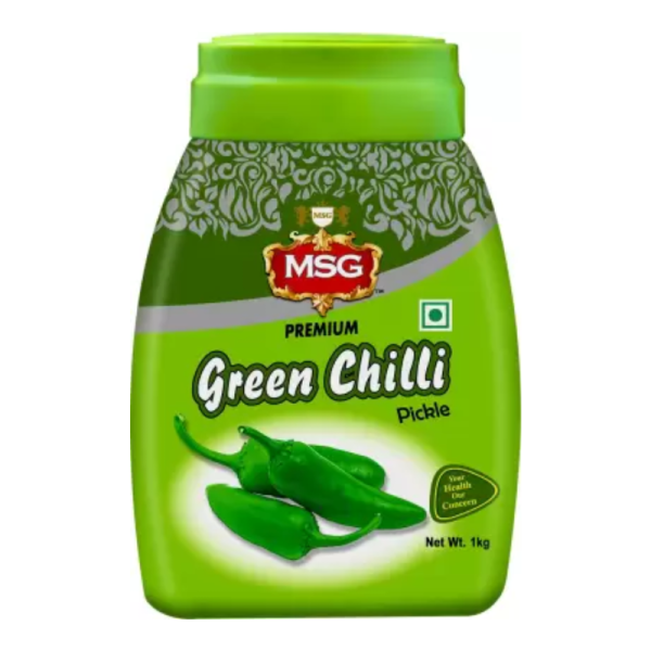 Green Chilli Pickle - MSG