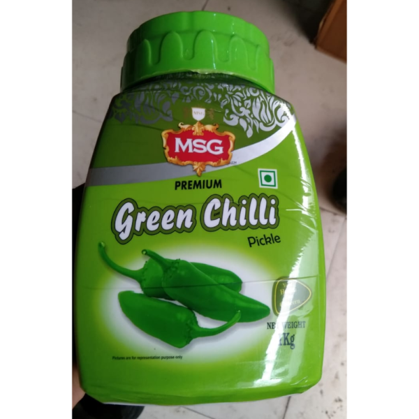 Green Chilli Pickle - MSG