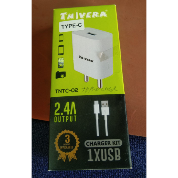 Type C 2.4 A Charger - Tnivera