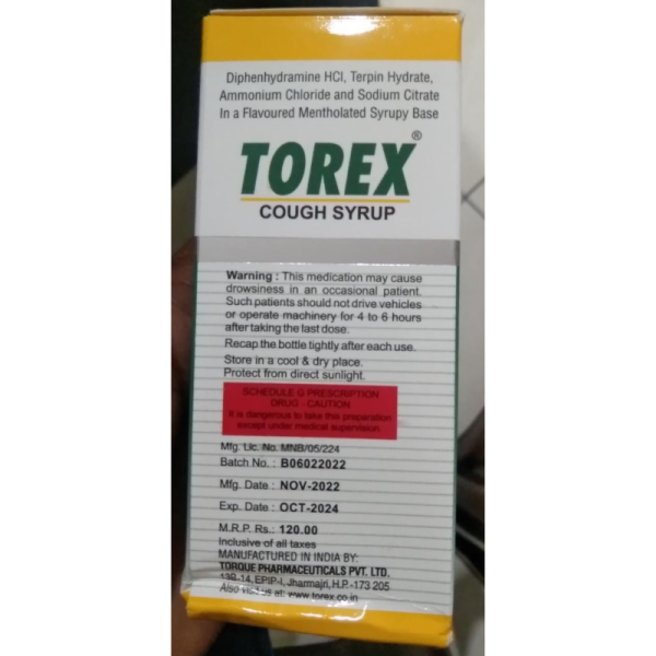 Torex Cough Syrup - Torque