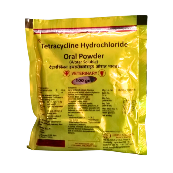 Tetracycline Hydrochloride Water Soluble Powder Vet-Image