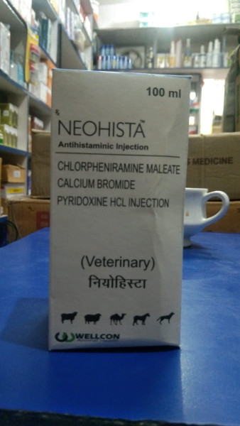 Neohista Antihistaminic Injection - Wellcon Animal Health