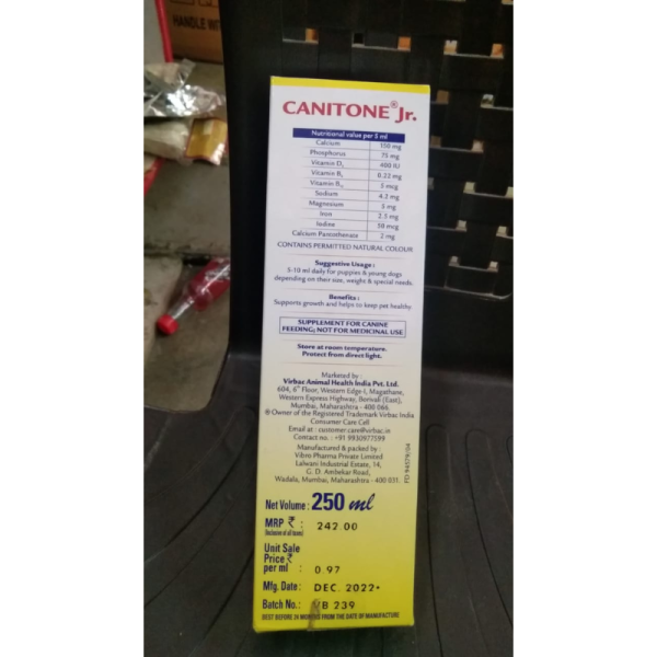 Canitone Jr. Veterinary Syrup - Virbac
