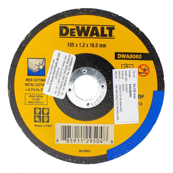 Cut Off Wheel  - DEWALT