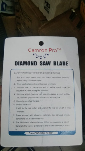Diamond Saw Blade - Camron Pro
