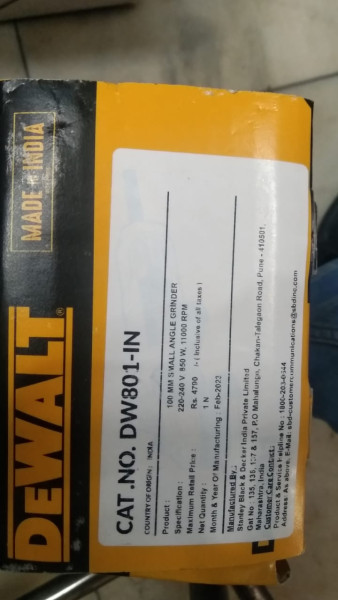 Angle Grinder - DEWALT