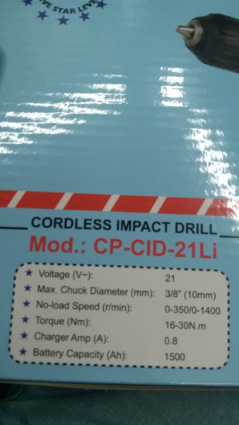 Cordless Impact Drill - Camron Pro