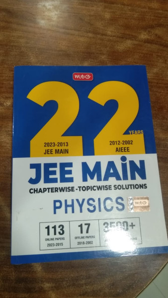 22 Years Jee Main Physics - MTG