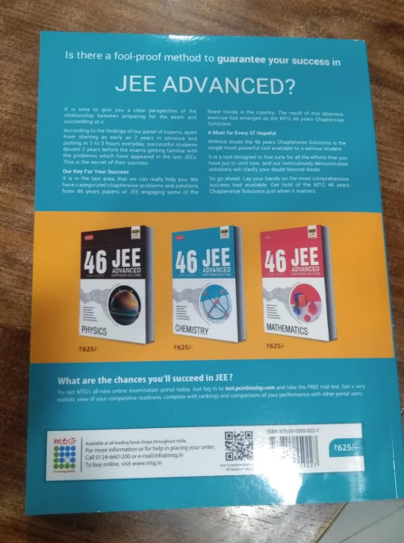 JEE Advanced Chemistry - MTG