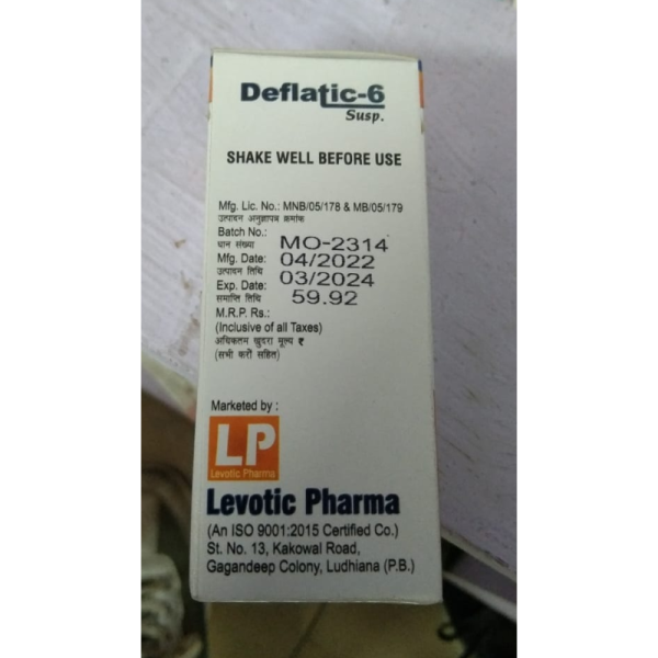 Deflatic-6 Suspension - Levotic Pharma