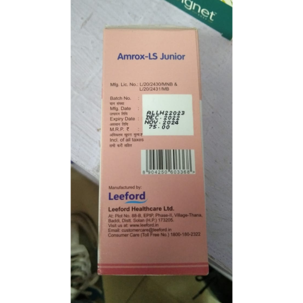 Amrox LS Junior Syrup - Leeford