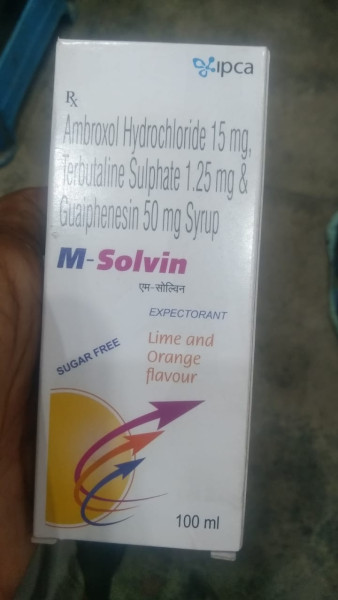 M-Solvin Syrup - Ipca Laboratories Ltd