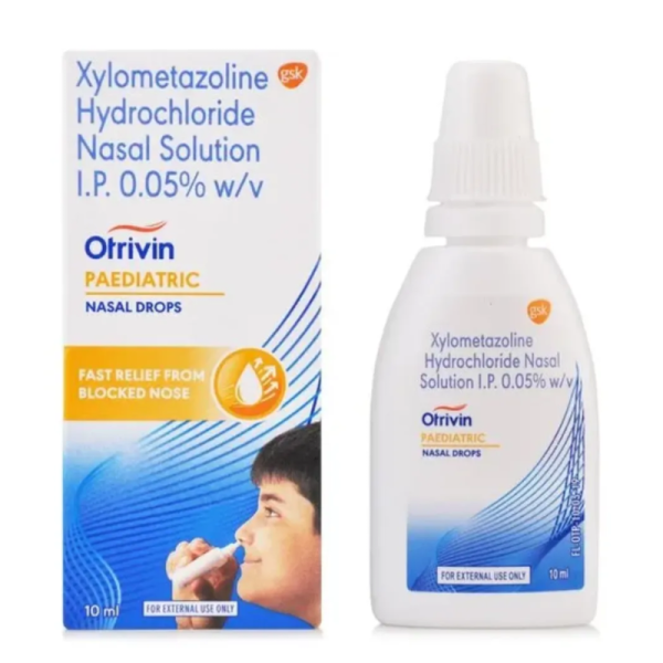 0.05% Otrivin Paediatric Nasal Drops - GSK (Glaxo SmithKline Pharmaceuticals Ltd)