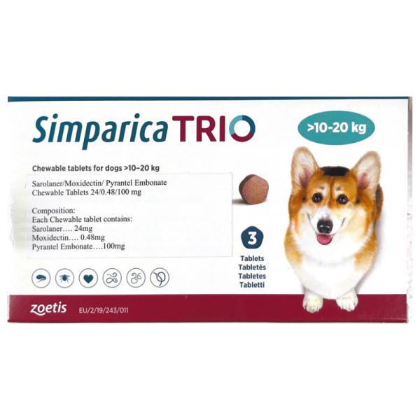 Simparica Trio Dogs - Zoetis