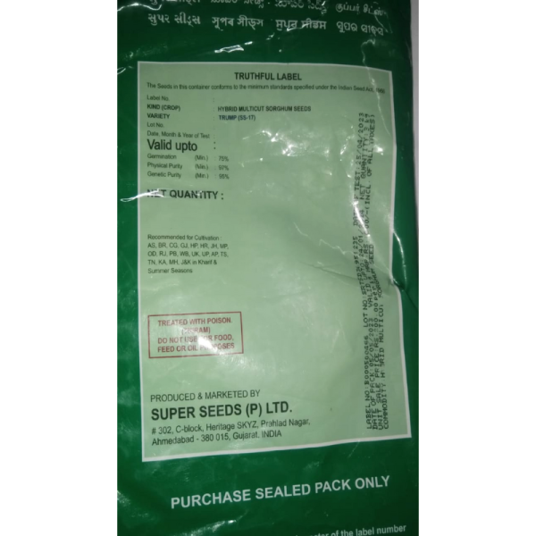 Trump Hybrid Multicut Sorghum Seeds image 4