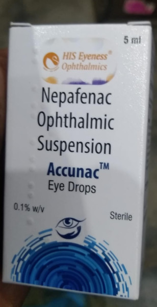 Accunac Eye Drops - HIS Eyeness