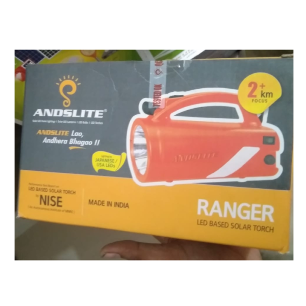 LED Based Solar Torch - Andslite