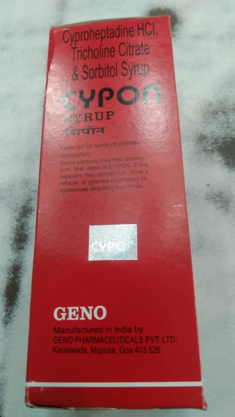 Cypon Syrup - Geno Pharmaceuticals