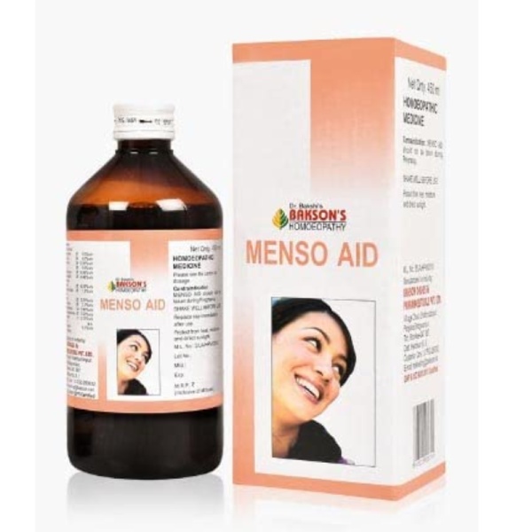 Menso Aid Syrup - Bakson Homeopathy