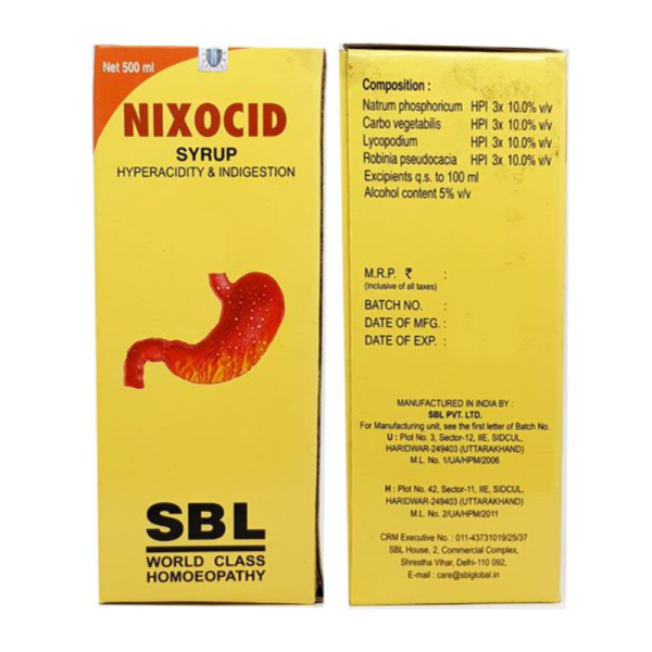 Nixocid Syrup - SBL