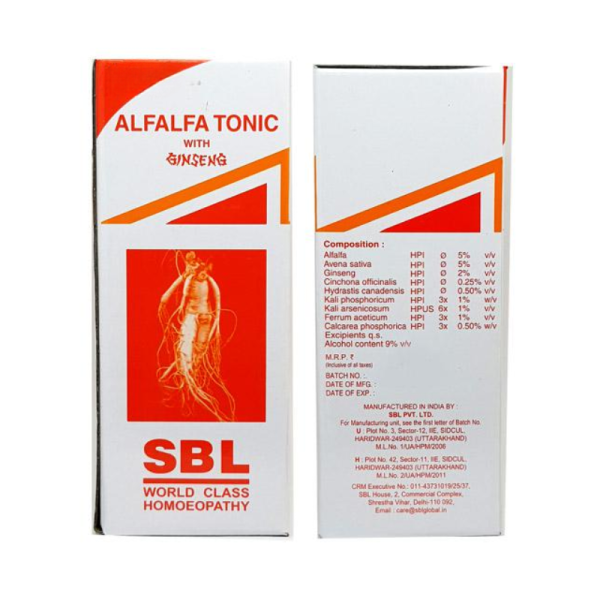 Alfalfa with Ginseng Tonic - SBL