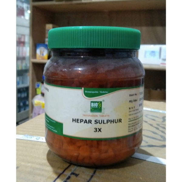 Hepar Sulphur 3x Tablets - Bio India Pharma