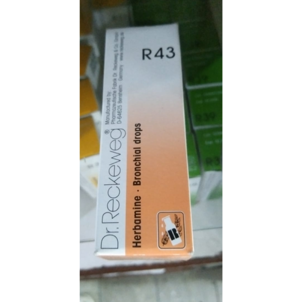 R43 Herbamine. Bronchial Drops - Dr. Reckeweg