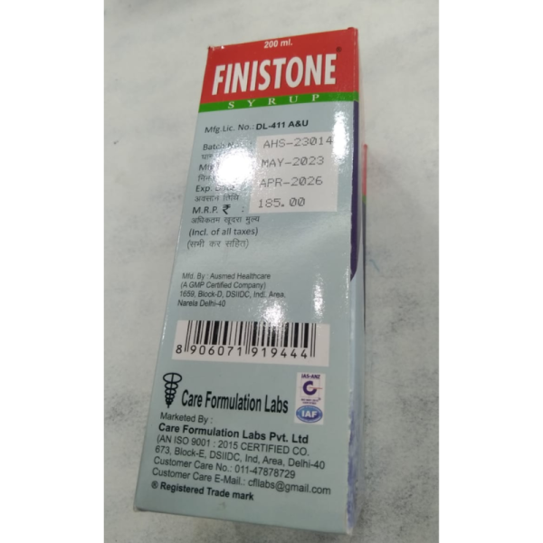 Finistone Syrup - Care Formulation Labs